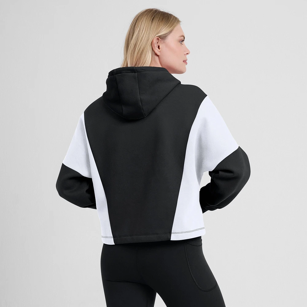 Women's Fanatics Black Columbus Crew Oversized Legacy Goalkeeper Pullover Hoodie