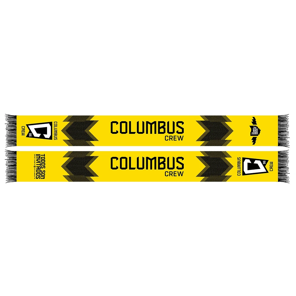 Yellow Columbus Crew 2024 Jersey Hook Scarf