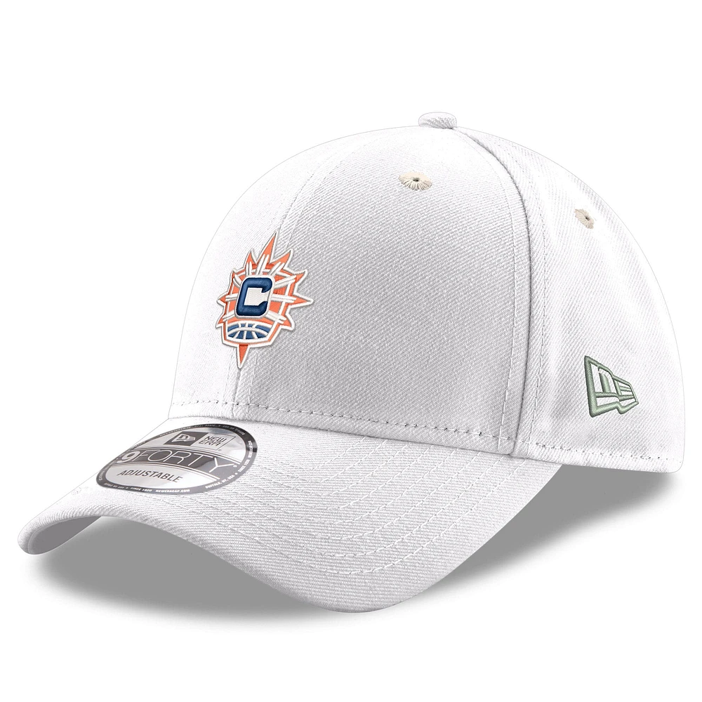 Casquette ajustable Connecticut Sun 9FORTY blanche New Era pour homme