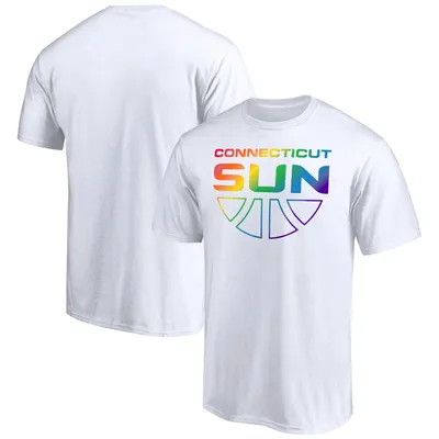 Connecticut Sun Fanatics Branded Team Pride Wordmark T-Shirt - White