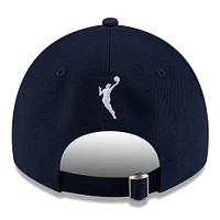 Casquette ajustable unisexe New Era bleu marine/orange Connecticut Sun 2025 WNBA Draft 9TWENTY