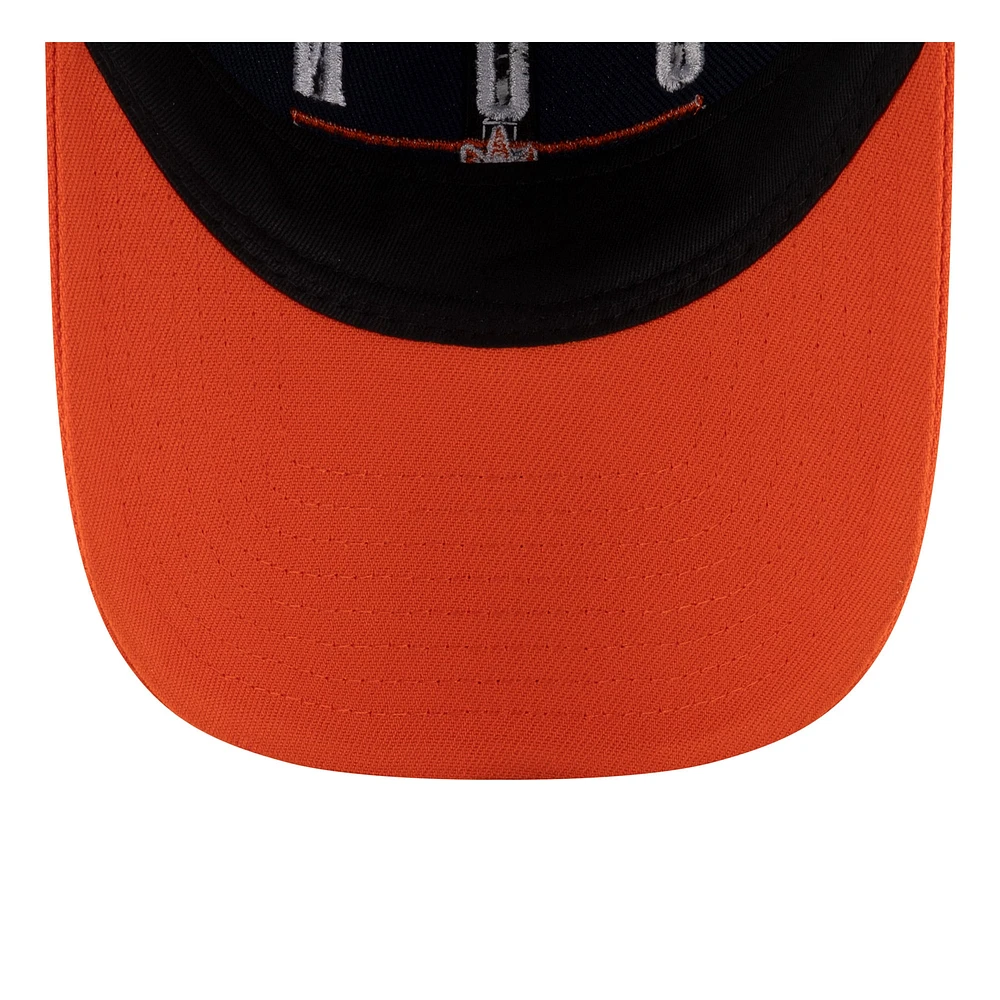 Casquette ajustable unisexe New Era bleu marine/orange Connecticut Sun 2025 WNBA Draft 9TWENTY