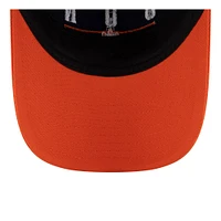 Casquette ajustable unisexe New Era bleu marine/orange Connecticut Sun 2025 WNBA Draft 9TWENTY