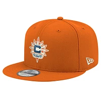 Casquette snapback unisexe New Era orange avec logo Connecticut Sun 9FIFTY