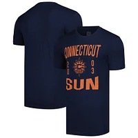 T-shirt unisexe Stadium Essentials bleu marine Connecticut Sun City Year