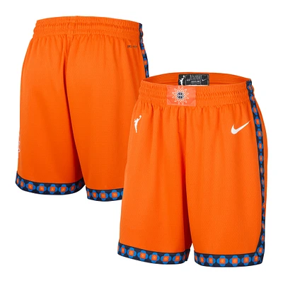 Women's Nike Orange Connecticut Sun On-Court Victory Performance Shorts