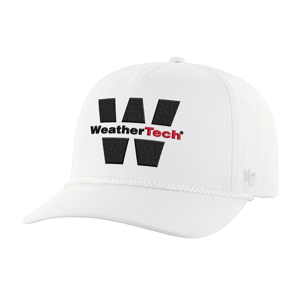 Men's '47 White Connor Zilisch WeatherTech Hitch Rope Adjustable Hat