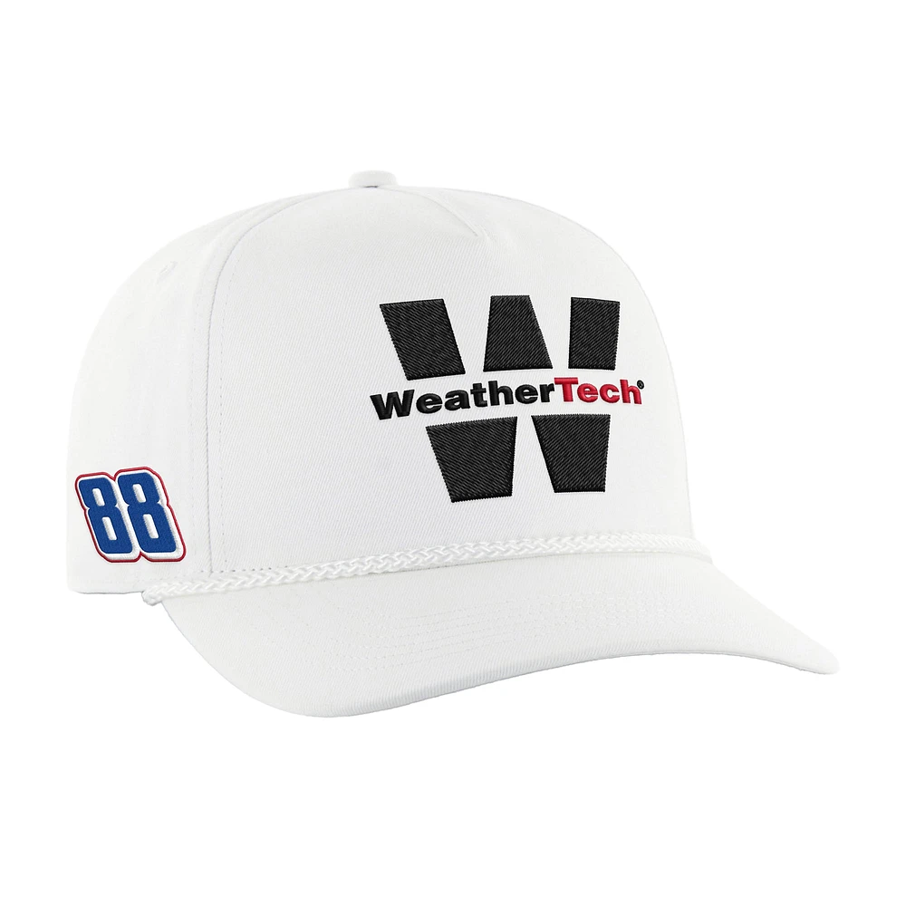 Men's '47 White Connor Zilisch WeatherTech Hitch Rope Adjustable Hat
