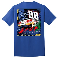 Men's JR Motorsports Official Team Apparel  Royal Connor Zilisch WeatherTech Car T-Shirt