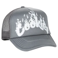 Men's Charcoal Cookies Slow Burn Trucker Snapback Hat