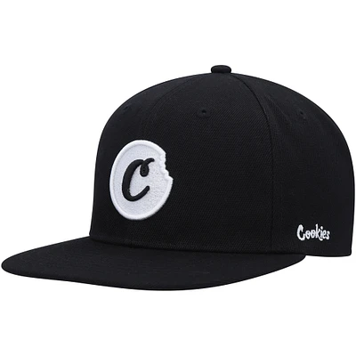 Casquette Snapback C-Bite Cookies noire pour homme