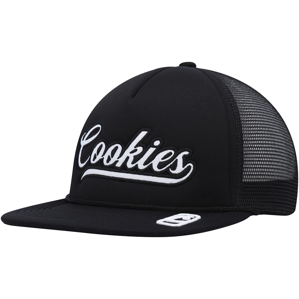 Casquette Snapback Cookies Black Pack Talk Foam Trucker pour homme