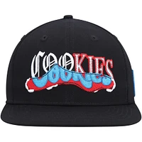 Casquette Snapback Cookies noire Upper Echelon pour hommes