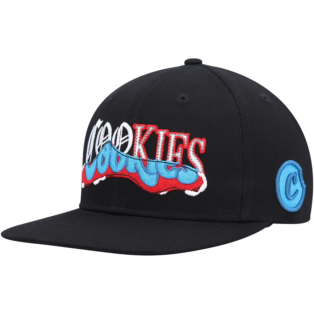 Casquette Snapback Cookies noire Upper Echelon pour hommes