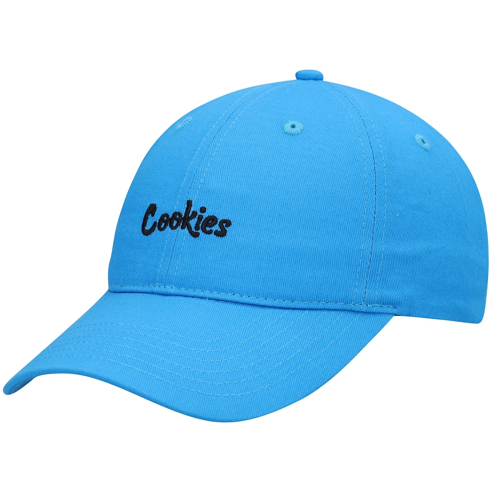 Casquette réglable Cookies Blue Original Mint Solid Dad pour homme