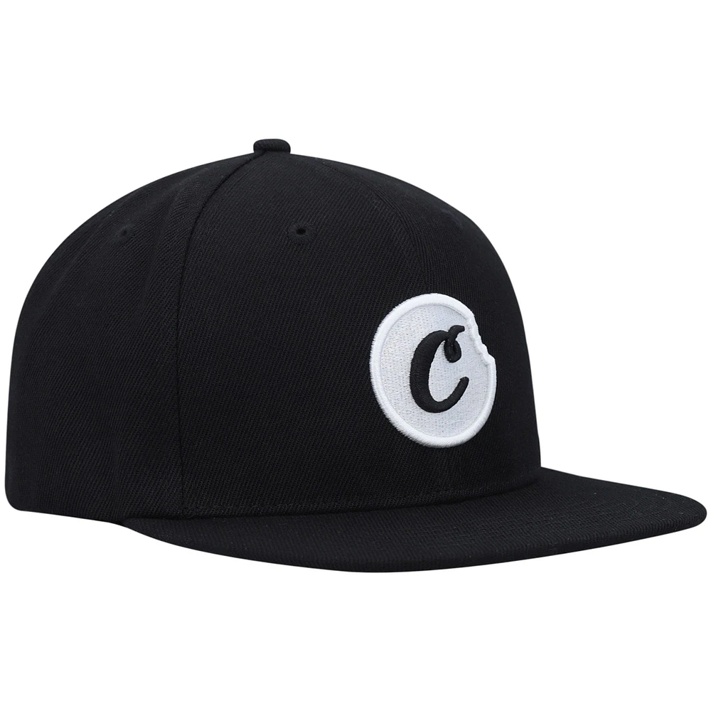 Men's Cookies Clothing  Black C-Bite Snapback Hat