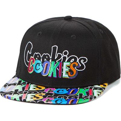 Cookies Clothing Casquette Snapback noire sur le bloc pour hommes