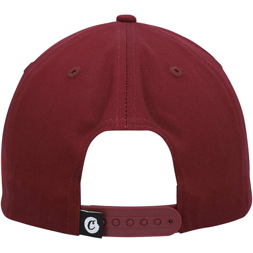 CKZ CKS BURGUNDY CKZ MENS PARK AVE SNAPBACK HATMENSNP