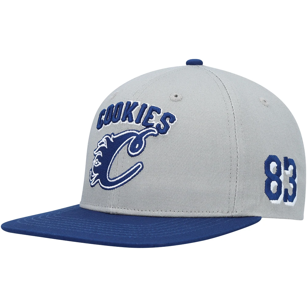 Casquette Snapback Breakaway gris/bleu marine pour hommes