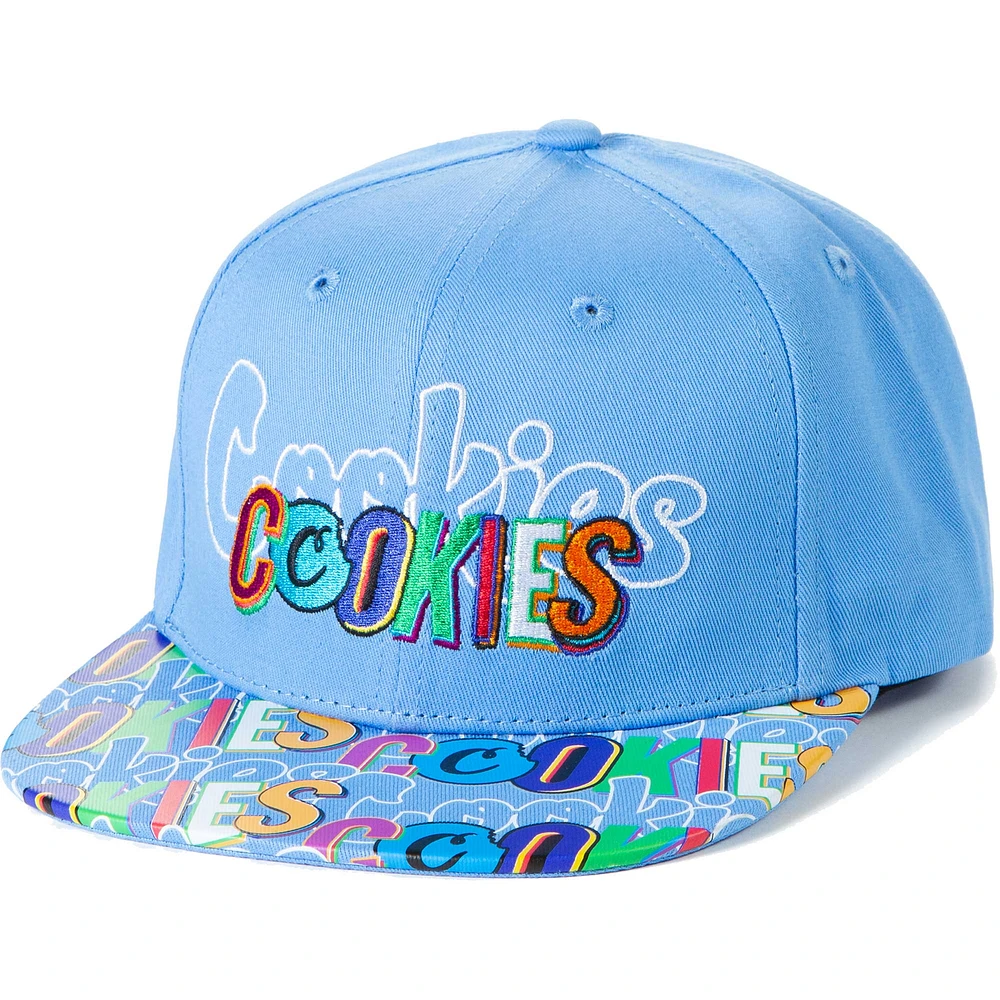 Cookies Clothing Casquette Snapback On The Block Bleu Clair pour Homme