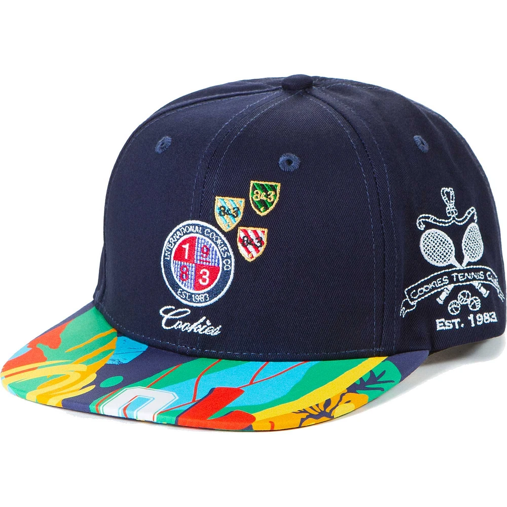 Men's Cookies Clothing Navy Corsica Snapback Hat