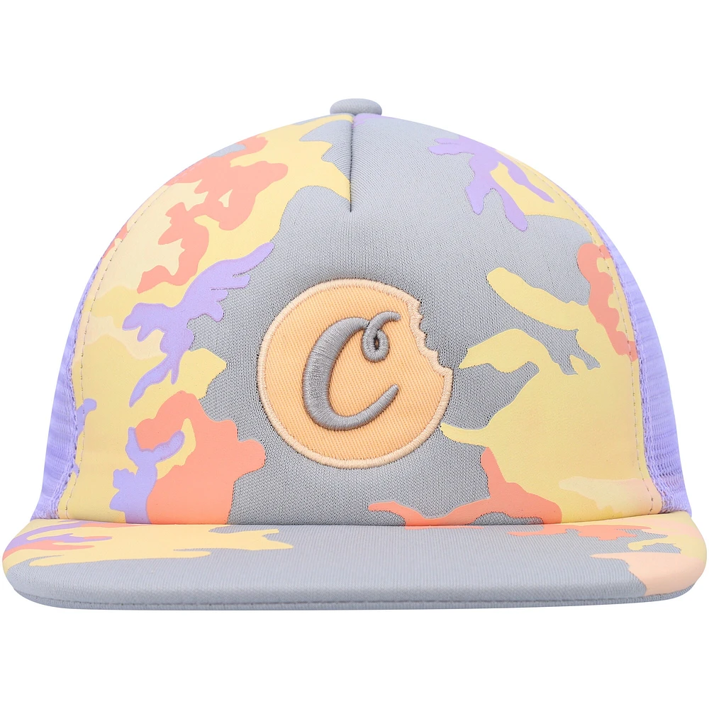 Casquette Snapback Cookies Fresh Air Trucker grise pour hommes