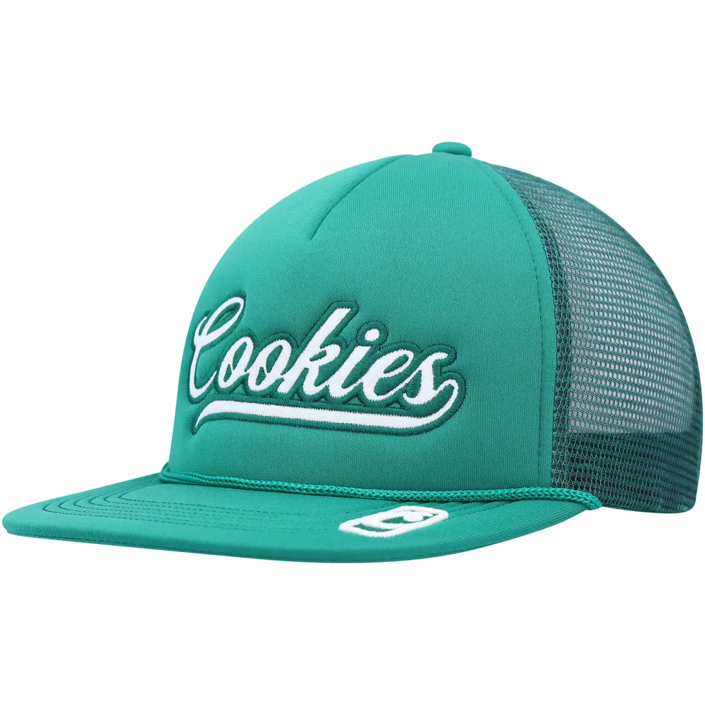 Casquette snapback en mousse verte Pack Talk pour hommes Cookies