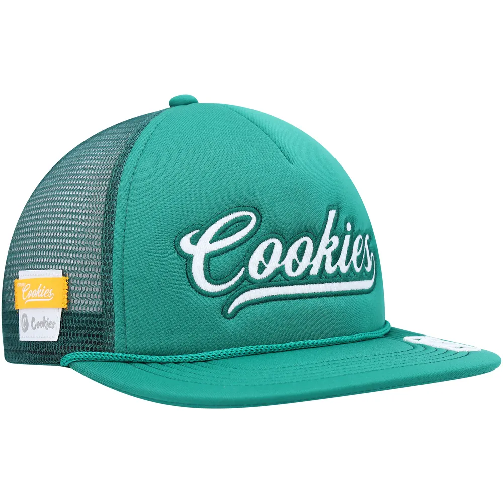 Casquette snapback en mousse verte Pack Talk pour hommes Cookies