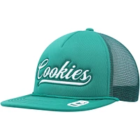 Men's Cookies Green Pack Talk Foam Trucker Snapback Hat