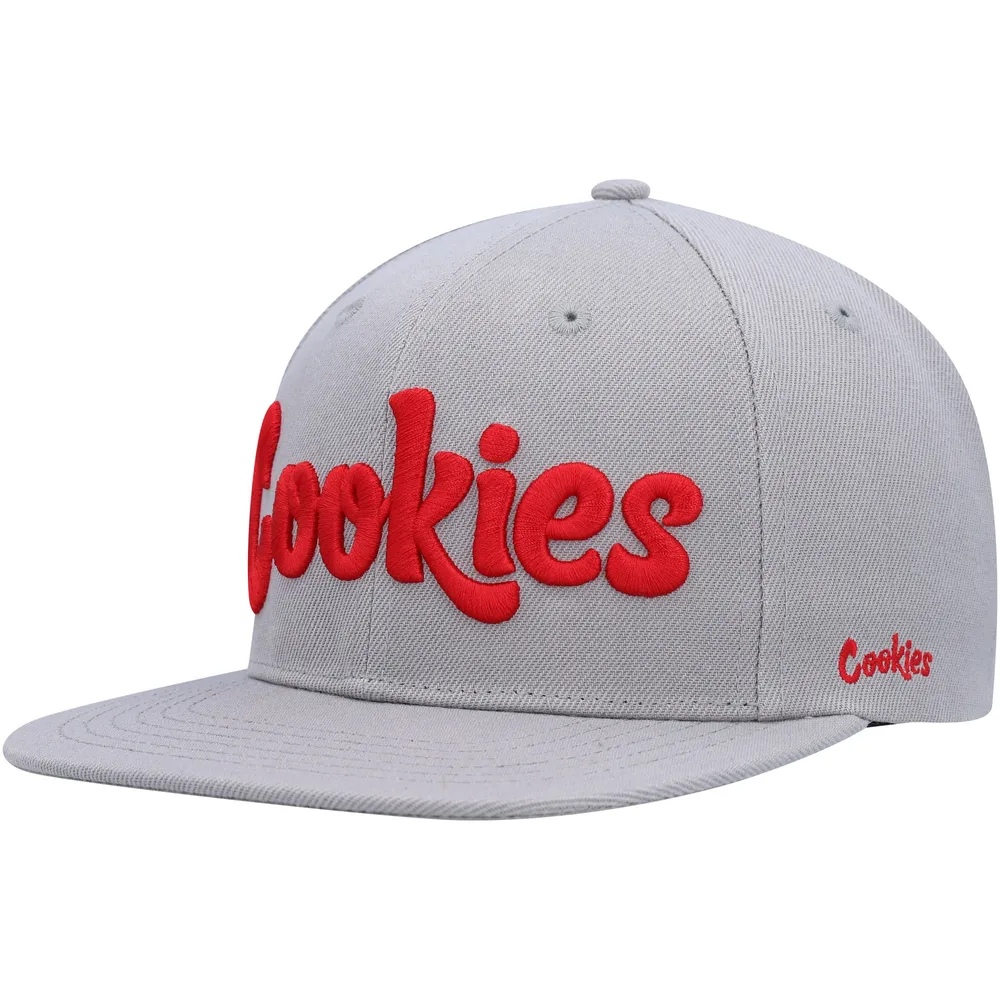 Men's Cookies Heather Gray Original Mint Snapback Hat