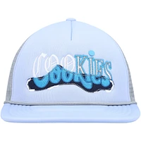 Men's Cookies Light Blue/Gray Upper Echelon Trucker Snapback Hat