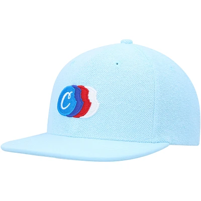 Men's Cookies Light Blue Back to Back French Terry Snapback Hat