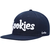 Men's Cookies Navy Original Mint Snapback Hat