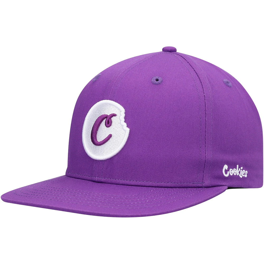 Casquette Snapback Cookies Violet C-Bite pour hommes