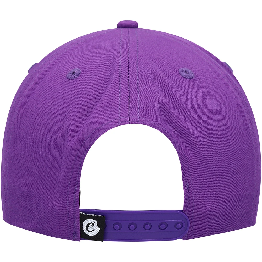 Men's Cookies Purple C-Bite Snapback Hat