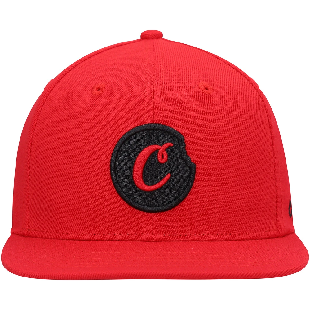 Casquette Snapback Cookies Rouge C-Bite pour hommes