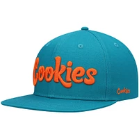 Men's Cookies Teal Original Mint Snapback Hat