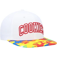 Casquette Snapback Fresh Air Cookies blanc/jaune pour hommes