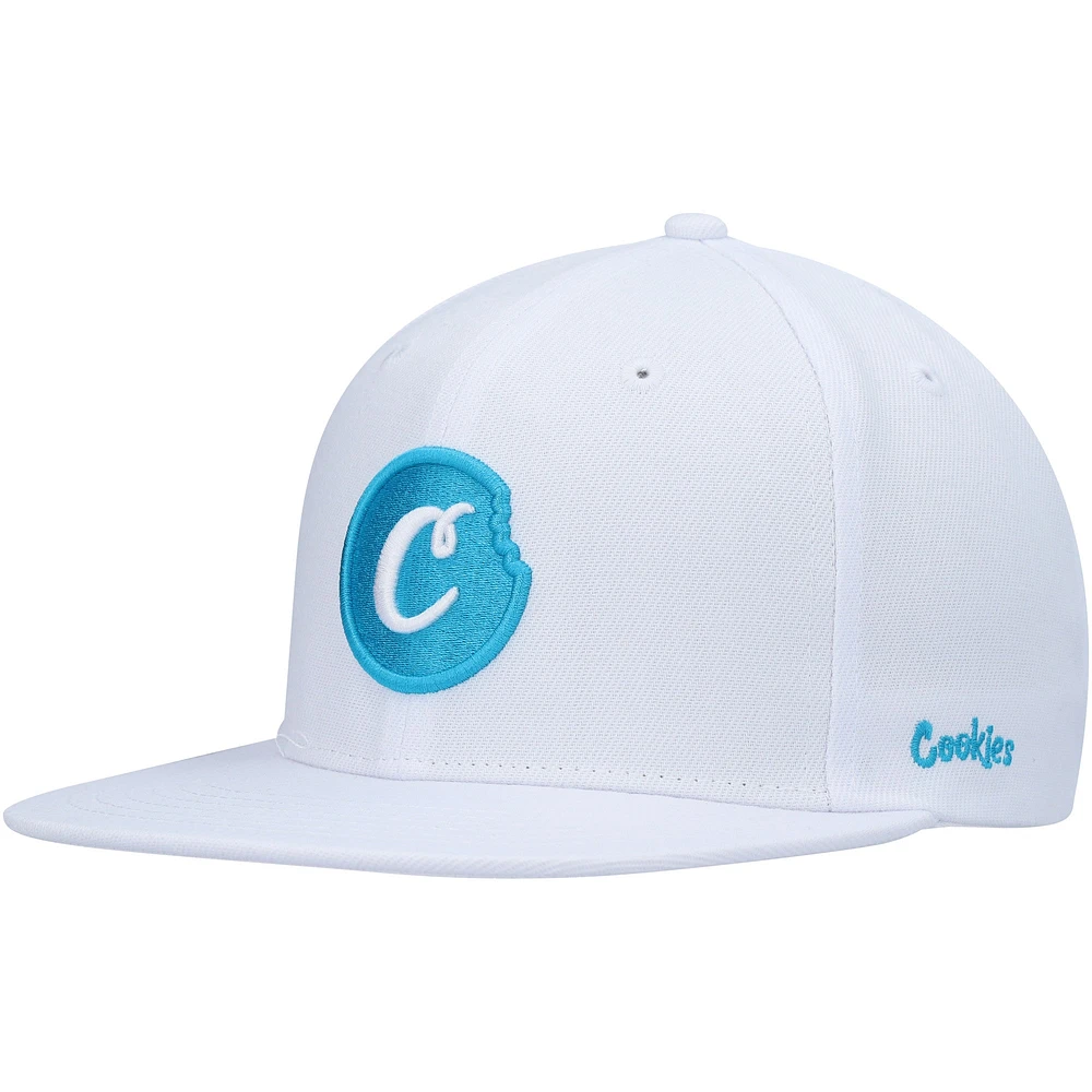 Casquette Snapback Cookies blanche C-Bite pour hommes