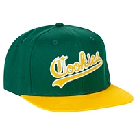 Men's Green/Yellow Cookies Ivy League Snapback Hat