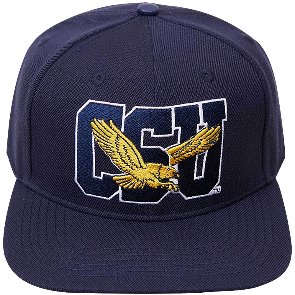 Men's Pro Standard Navy Coppin State Eagles CSU Logo Snapback Hat