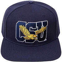 Men's Pro Standard Navy Coppin State Eagles CSU Logo Snapback Hat