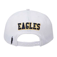 Men's Pro Standard White Coppin State Eagles Wool Snapback Hat