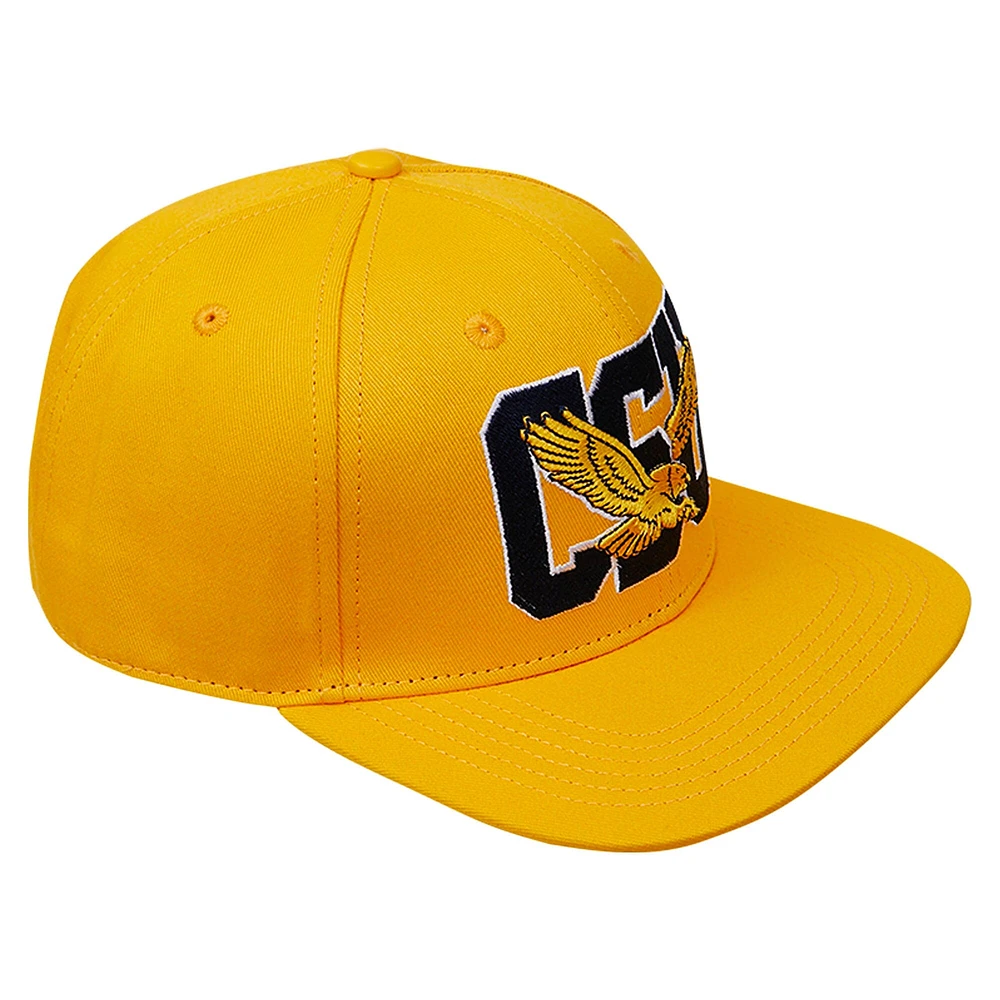 Casquette Snapback Pro Standard jaune Coppin State Eagles CSU pour homme