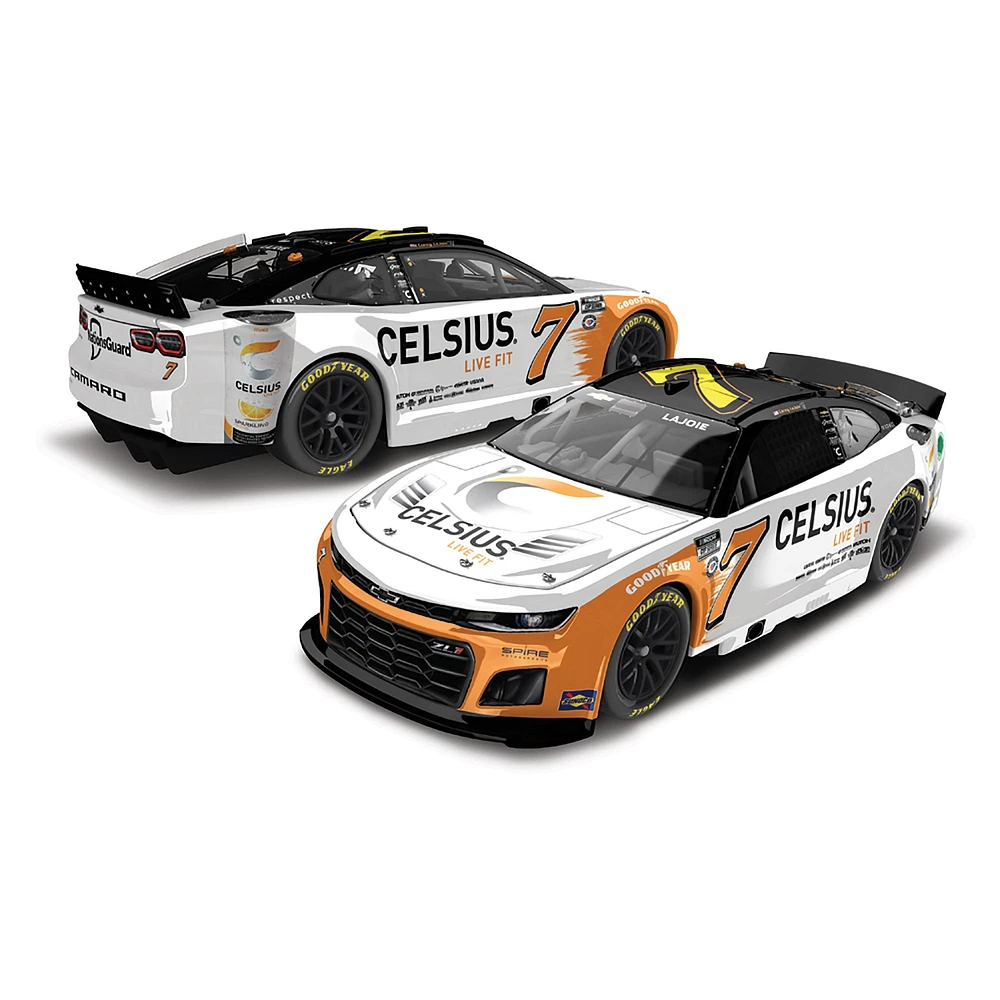 Action Racing Corey LaJoie 2023 #7 CELSIUS 1:64 Peinture régulière moulée sous pression Chevrolet Camaro