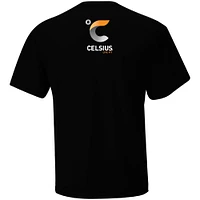 Men's Checkered Flag Black Corey LaJoie Celsius Car T-Shirt