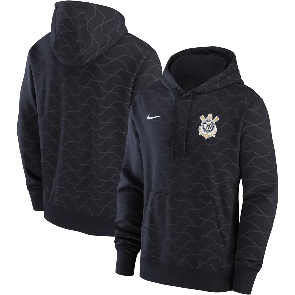 Men's Nike Black Corinthians Fleece Pullover Hoodie