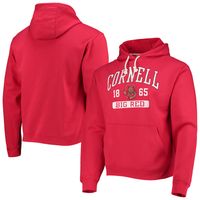 Men's League Collegiate Wear Red Cornell Big Volume Up Essential Fleece Pullover Hoodie