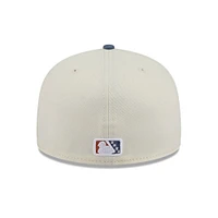 Casquette ajustée 59FIFTY pour homme New Era, crème, Corpus Christi Hooks Theme Nights