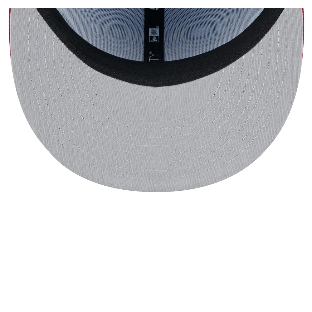 Men's New Era  Light Blue Corpus Christi Hooks Authentic Collection 59FIFTY Fitted Hat